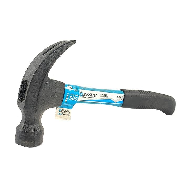 چکش-میخ-کش-500-گرمی-لیون-LION-آریا-ابزار چکش میخ کش 500 گرمی لیون LION آریا ابزار