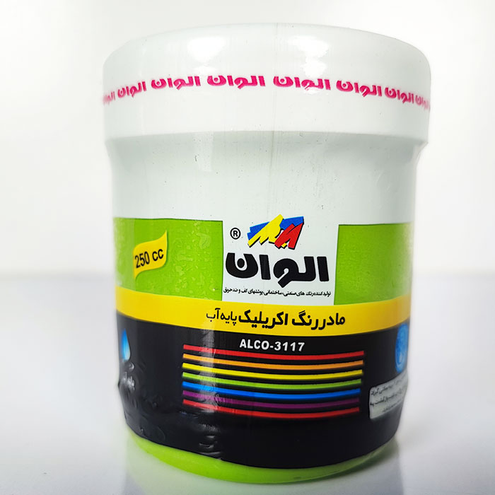 مادررنگ-آکرلیک-سبز-الوان-کد-550-حجم-250CC(پایه-آب)-آریا-ابزار مادررنگ آکرلیک سبز الوان کد 550 حجم 250CC(پایه آب) آریا ابزار